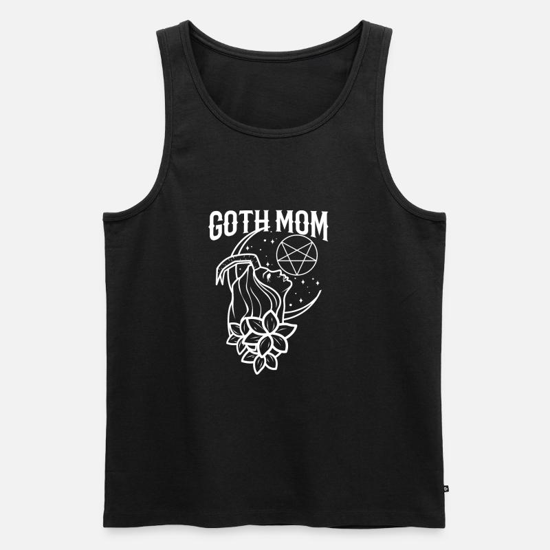 Goth Mom - Männer Premium Bio Tank Top - Schwarz