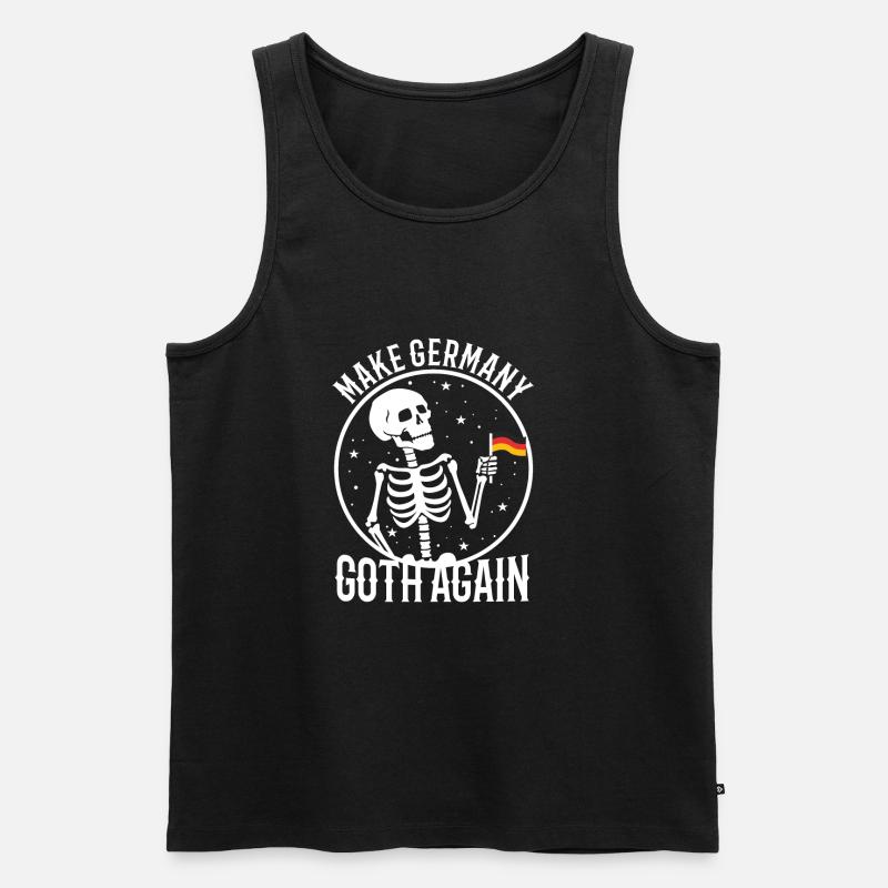 Make Germany goth again - Männer Premium Bio Tank Top - Schwarz