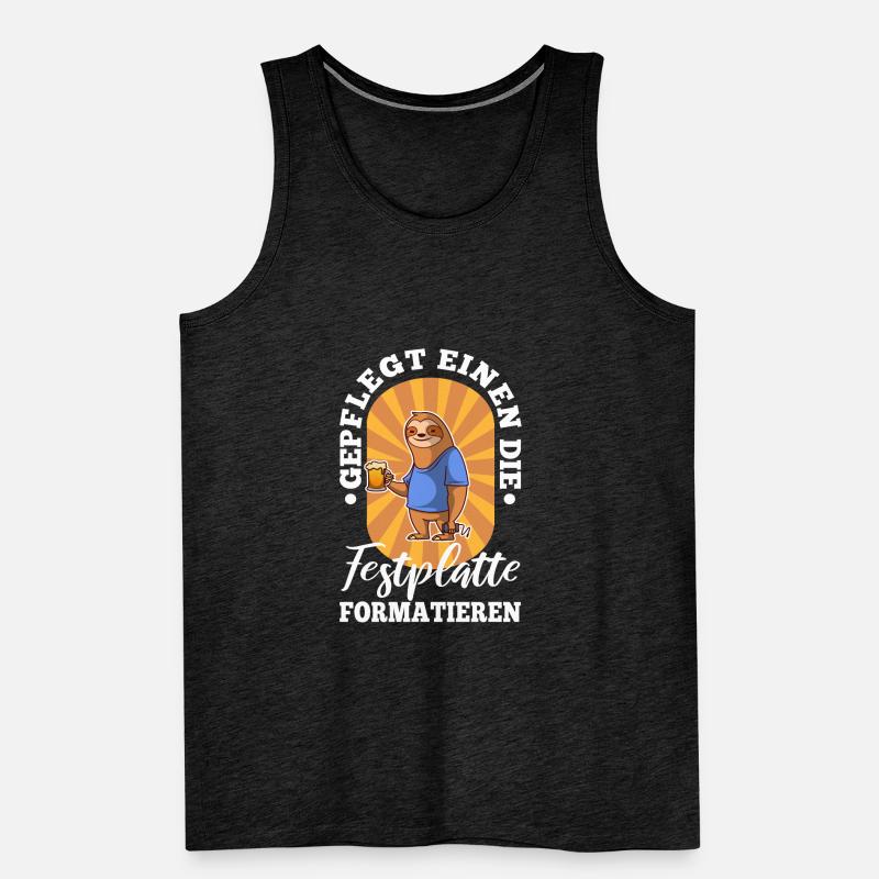 Maintained to format the hard drive Men's Premium Organic Tank Top
