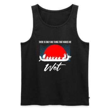 Festival de course de bateaux-dragons pour bateau-dragon - Débardeur bio Premium Homme - noir - Devant - Michal (187cm)