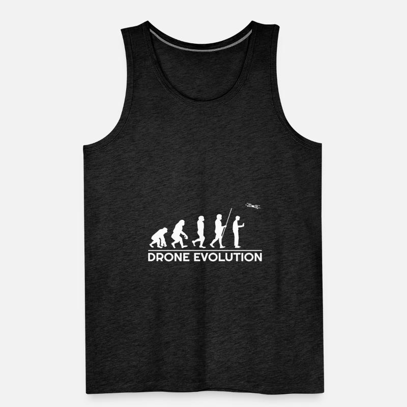 Drone Evolution pilote de drone Débardeur bio Premium Homme