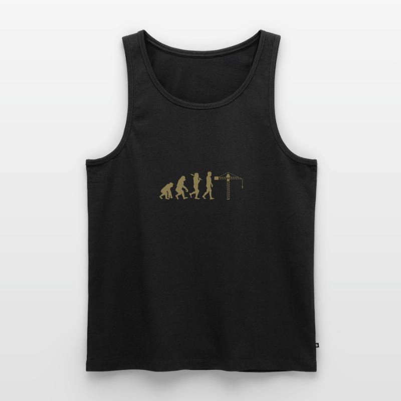 Crane operator Evolution Men's Premium Organic Tank Top