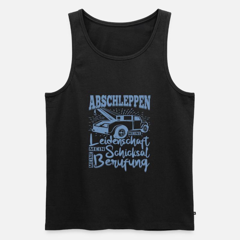 Abbschleppen Leidenschaft Schicksal - Männer Premium Bio Tank Top - Schwarz