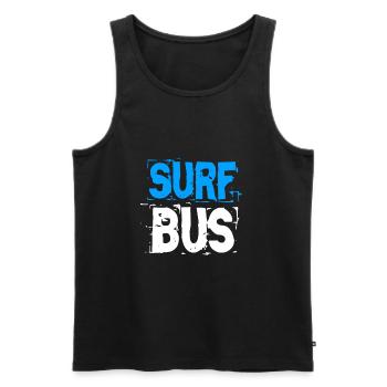 Surf Bus - Débardeur bio Premium Homme - noir - Devant - Michal (187cm)