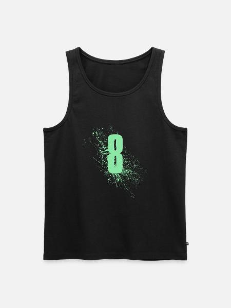 8 birthday - Men's Premium Organic Tank Top - black