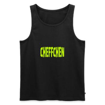 Cheffchen - Männer Premium Bio Tank Top - Schwarz - Vorne - Michal (187cm)