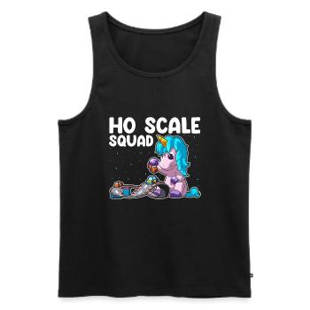 Course de voitures à sous pour voitures de machines à sous et voitures RC - Débardeur bio Premium Homme - noir - Devant - Michal (187cm)