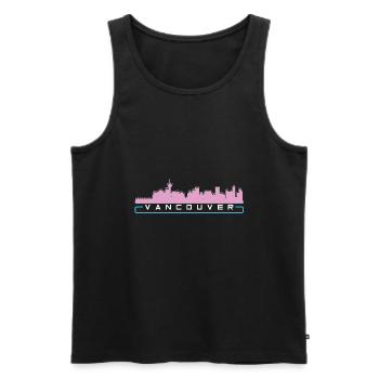 Vancouver - Débardeur bio Premium Homme - noir - Devant - Michal (187cm)