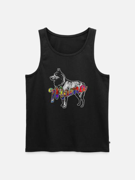 Schipperke Schipperke Mama - Men's Premium Organic Tank Top - black
