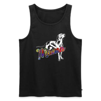 Weimaraner Weimaraner Mama - Men's Premium Organic Tank Top - black - Front - Michal (187cm)