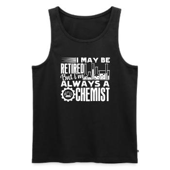 Chemist I'm Always A Chemist - Men's Premium Organic Tank Top - black - Front - Michal (187cm)