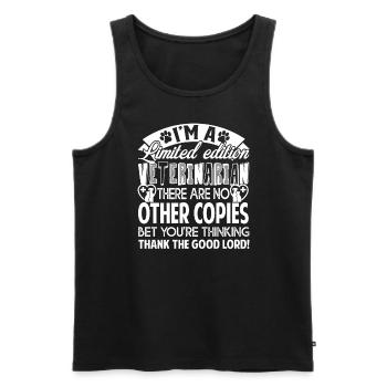 Cook I Cook To Burn Off The Crazy - Men's Premium Organic Tank Top - black - Front - Michal (187cm)