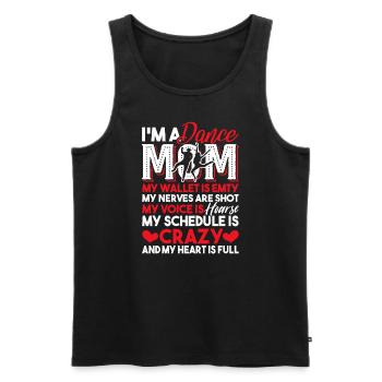 Dancer I'm A Dance Mom - Men's Premium Organic Tank Top - black - Front - Michal (187cm)