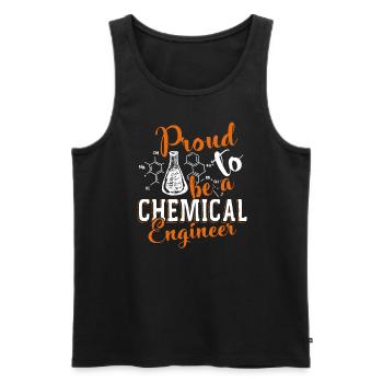 Chemical Engineer Proud To Be A Chemical Engineer - Men's Premium Organic Tank Top - black - Front - AI Model Male 178 light (178cm)