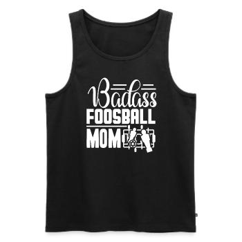 Foosball Badass Foosball Mom - Men's Premium Organic Tank Top - black - Front - Michal (187cm)