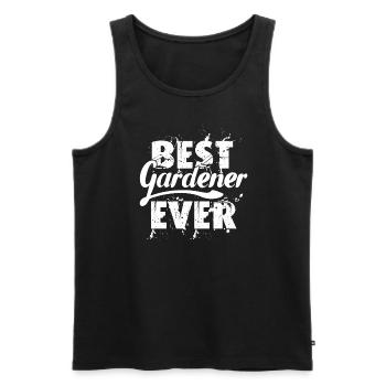 Gardening Best Gardener Ever - Men's Premium Organic Tank Top - black - Front - Michal (187cm)