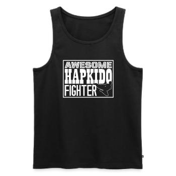 Hapkido Awesome Hapkido Fighter - Men's Premium Organic Tank Top - black - Front - AI Model Male 178 light (178cm)