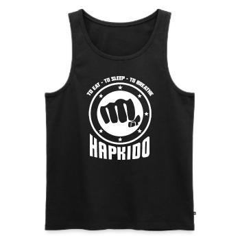Hapkido Eat Sleep Hapkido - Men's Premium Organic Tank Top - black - Front - AI Model Male 178 light (178cm)