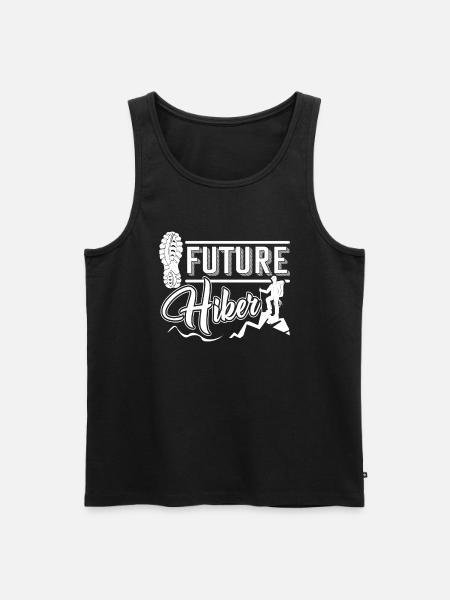 Hiking Future Hiker - Men's Premium Organic Tank Top - black