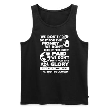 Social Worker Social Worker For The Life - Men's Premium Organic Tank Top - black - Front - AI Model Male 178 light (178cm)