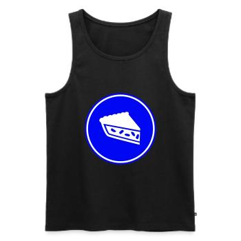 Apple pie - Men's Premium Organic Tank Top - black - Front - AI Model Male 178 light (178cm)