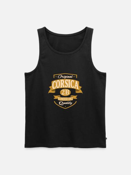 Corsica - Débardeur bio Premium Homme - noir