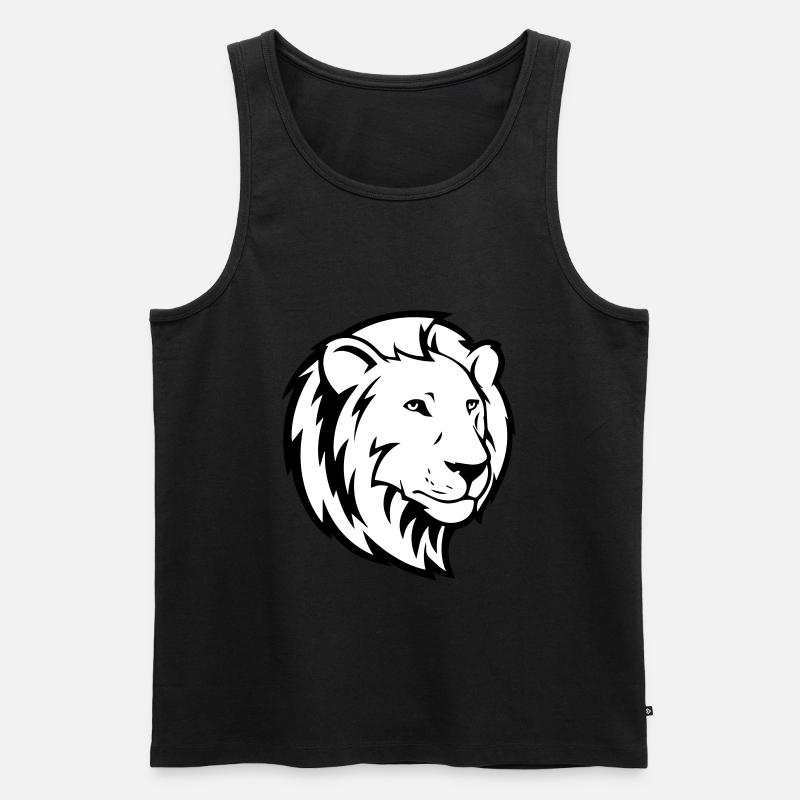 löwe - Männer Premium Bio Tank Top - undefined