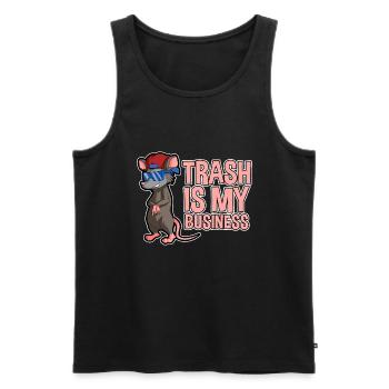 Opossum saying for animal lovers and possum - Men's Premium Organic Tank Top - black - Front - Michal (187cm)