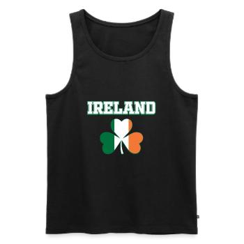 Irlande - Débardeur bio Premium Homme - noir - Devant - Michal (187cm)
