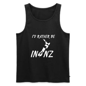 Neuseeland - Männer Premium Bio Tank Top - Schwarz - Vorne - AI Model Male 178 light (178cm)