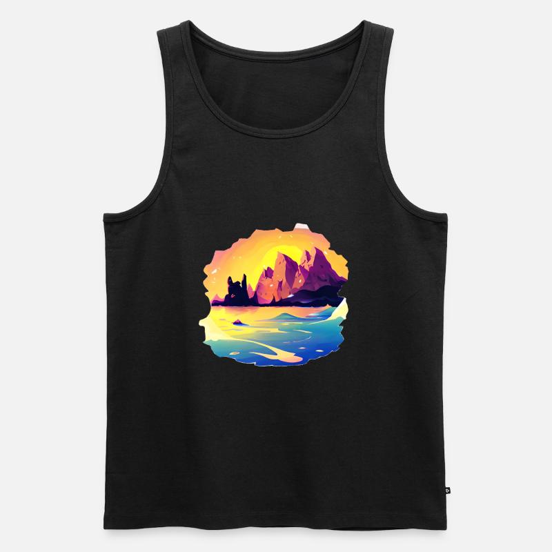 Germany nature - Männer Premium Bio Tank Top - Schwarz