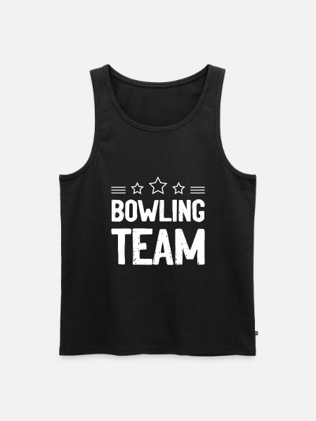 Bowling Team Mannschaft - Men's Premium Organic Tank Top - black