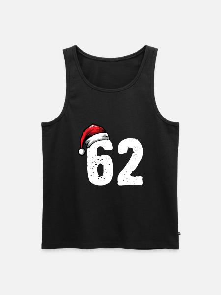 62 Number Christmas - Men's Premium Organic Tank Top - black