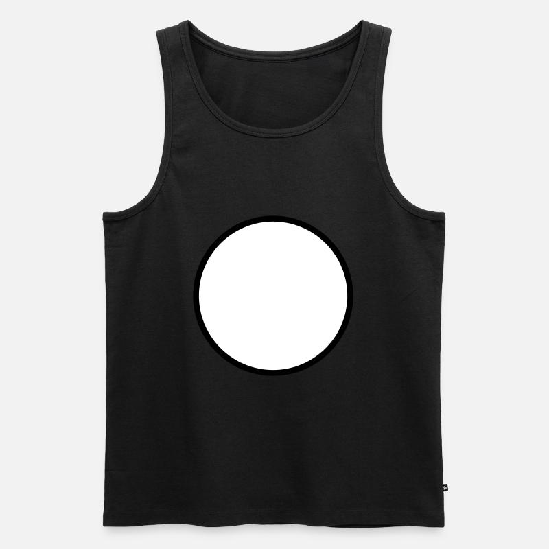 Kreis Symbol Leer - Männer Premium Bio Tank Top - undefined