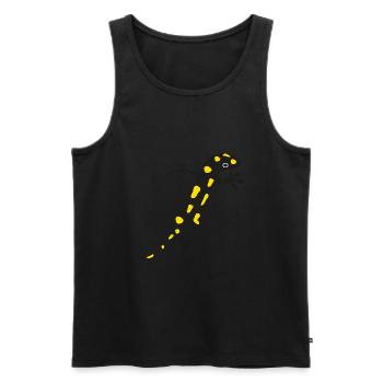 fire Salamander - Men's Premium Organic Tank Top - black - Front - Michal (187cm)