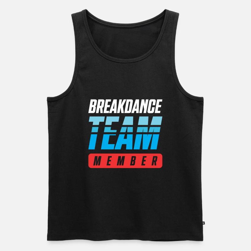 Breakdance Team - Männer Premium Bio Tank Top - Schwarz