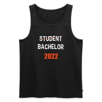 Bachelor Uni Abschluss Bestanden 2022 Geschenk - Männer Premium Bio Tank Top - Schwarz - Vorne - Michal (187cm)