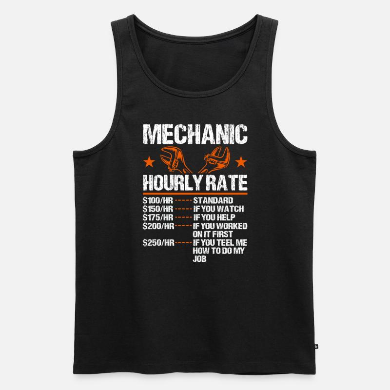 Mechanical Ignition - Work Engineer - Men's Premium Organic Tank Top - black