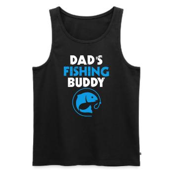 Fathers Fishing Buddy Father And Son Fishing Trip - Men's Premium Organic Tank Top - black - Front - Michal (187cm)