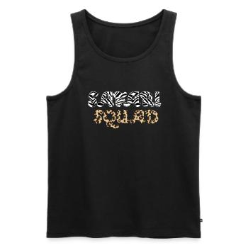Safari Squad African Family Urlaub Sommerreise - Männer Premium Bio Tank Top - Schwarz - Vorne - Michal (187cm)