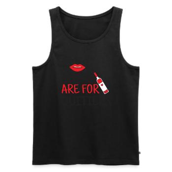Korken Sind Für Quitters Wine Night Wine Tasting - Männer Premium Bio Tank Top - Schwarz - Vorne - Michal (187cm)