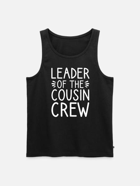Leder af fætter-kusine-besætningen | Familiesammenkomst fest - Herre Premium økologisk tanktop - sort