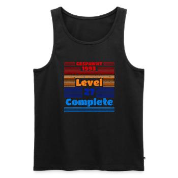 1993 27 ans anniversaire Gaming Gamer Gamer Gaming - Débardeur bio Premium Homme - noir - Devant - Michal (187cm)