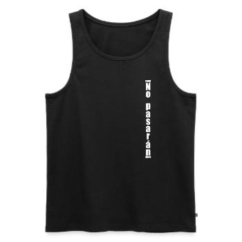 No Pasaran | Sie Werden Nicht Durchkommen Anarchie - Männer Premium Bio Tank Top - Schwarz - Vorne - AI Model Male 178 light (178cm)