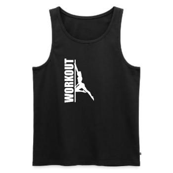 Pole Dancer Pole Dance | Pole Dance - Men's Premium Organic Tank Top - black - Front - AI Model Male 178 light (178cm)