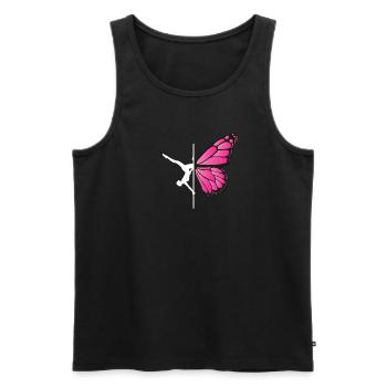 Pole Dancer Pole Dance | Pole Dance Figure - Men's Premium Organic Tank Top - black - Front - AI Model Male 178 light (178cm)