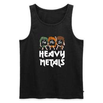 Chemielaborant | Chemie Labor Elemente Witze | - Männer Premium Bio Tank Top - Schwarz - Vorne - AI Model Male 178 light (178cm)
