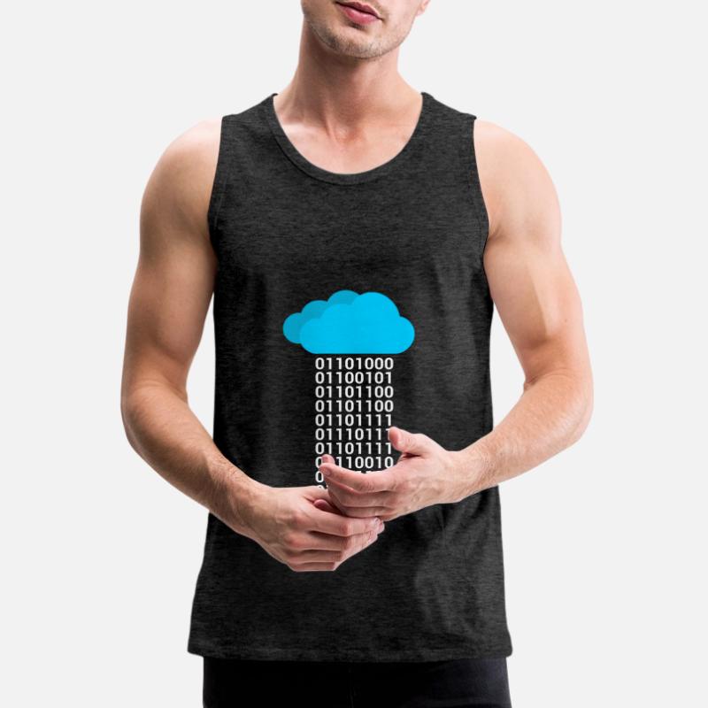Computer Science Binary Gift Shirt Men's Premium Organic Tank Top