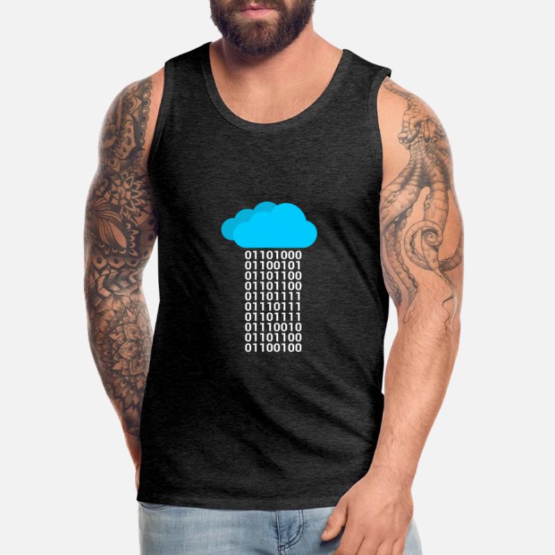 Computer Science Binary Gift Shirt Men's Premium Organic Tank Top