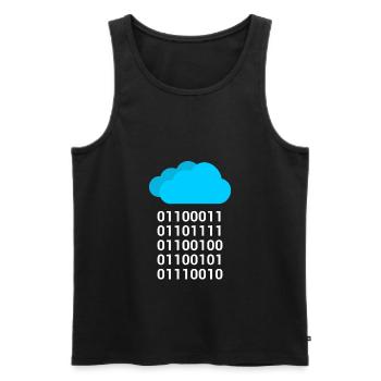Informatik Geschenk - Männer Premium Bio Tank Top - Schwarz - Vorne - AI Model Male 178 light (178cm)
